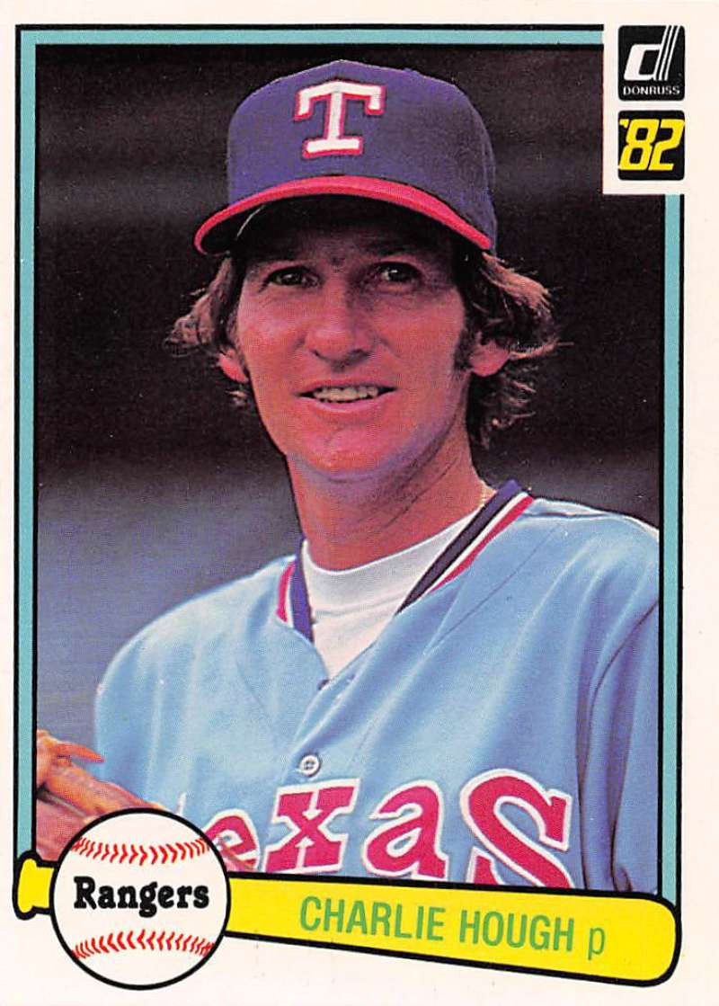 1982 Donruss #447 Charlie Hough VG Texas Rangers